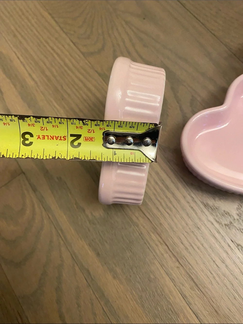 Pink Heart Ceramic Set - Pair